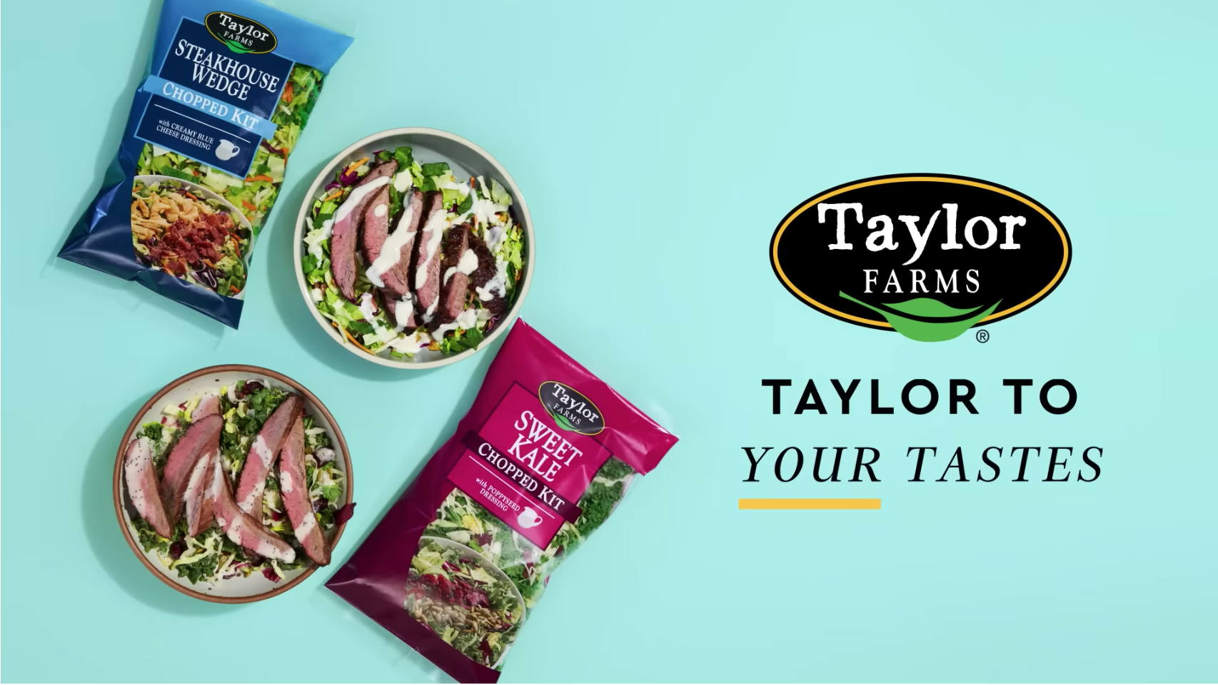 Taylor Farms Chopped Salad Kit - Steakhouse Wedge, Each