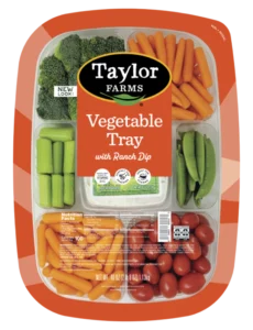 Taylor Farms Vegetable Try with Snap Peas and Hidden Valley Ranch