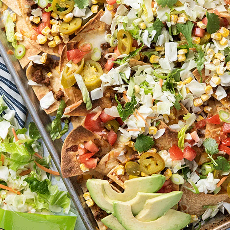 Loaded Nachos with Avocado Ranch Chopped Kit Recipe