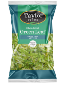 Shredded Green Leaf Product Bag