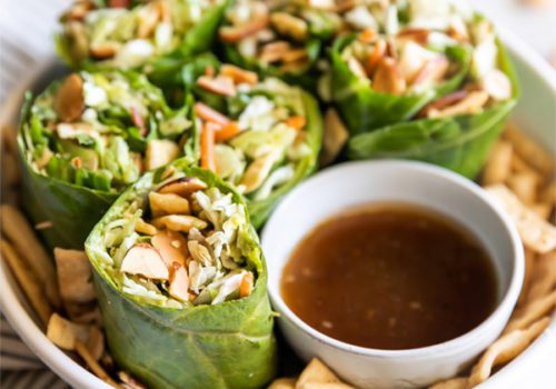 Asian Collard Green Wraps Featured Image