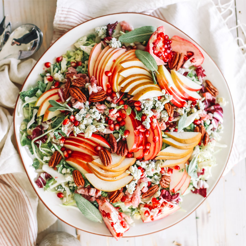 Fall Harvest Gorgonzola and Apple Salad