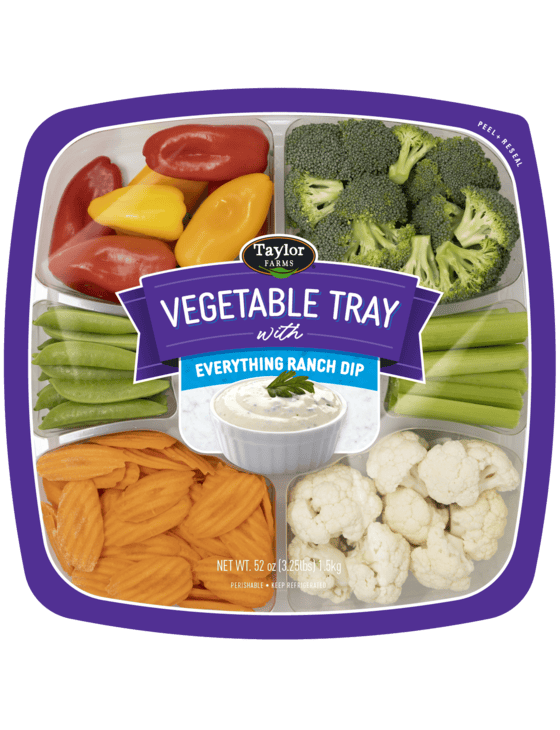 52 ounce veggie tray with ranch dip