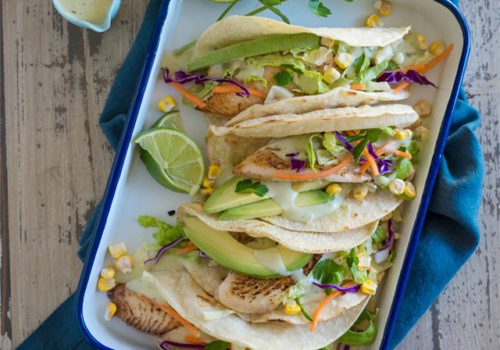 Grilled Tilapia, Lime and Avocado Tacos Featured Image