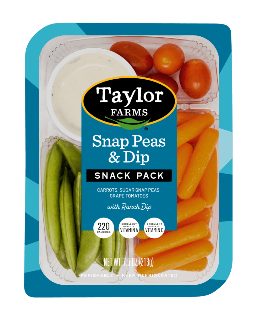 Snap Peas & Dip Snack Pack | Taylor Farms