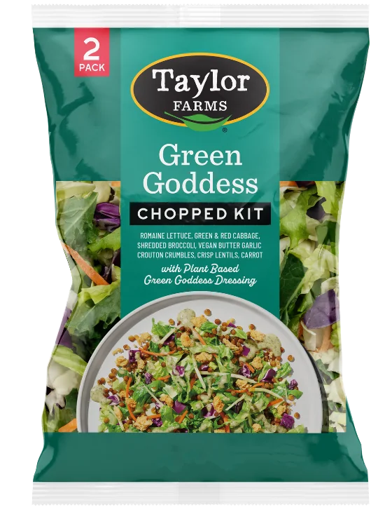 Green Goddess 2-Pack Chopped Salad Kit - Taylor Farms