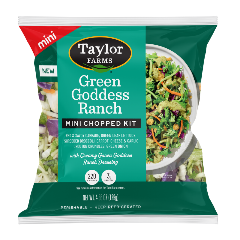 Taylor Farms Family Size Sweet Kale Chopped Salad Kit, 22 oz Bag, Fresh