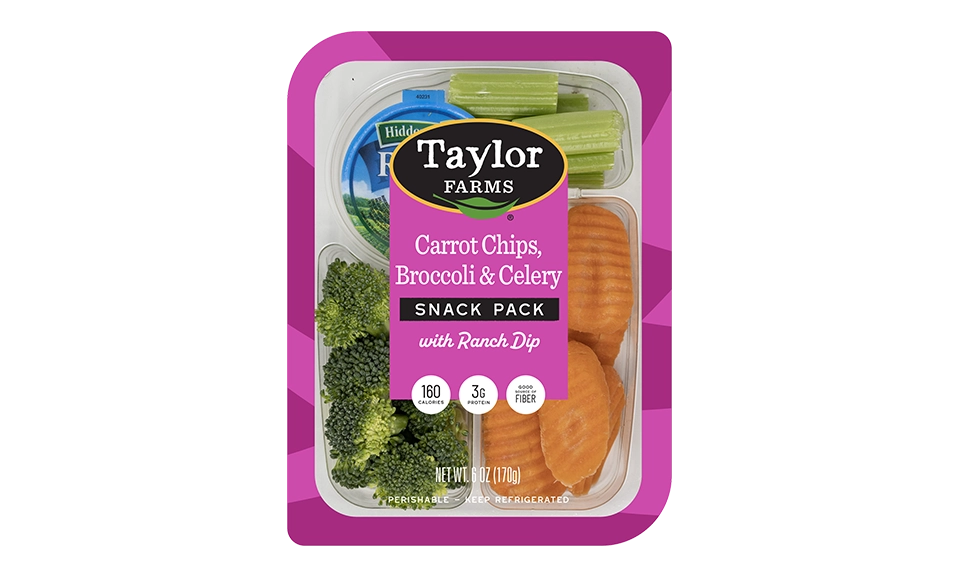 taylor farms carrot chips broccoli celery snack pack