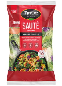 Fresh and colorful Taylor Farms salad mix in a bowl, perfect for healthy meals and recipes.