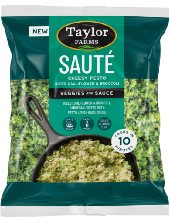 Taylor Farms Cheesy Pesto Riced Cauliflower & Broccoli Sauté Kit featured image