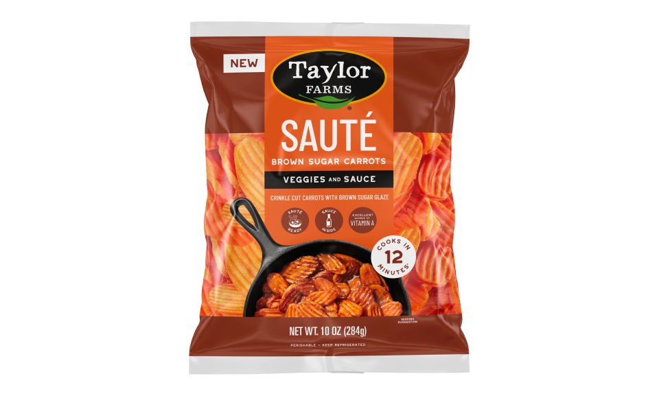 Taylor Farms Brown Sugar Carrots Sauté Kit Package