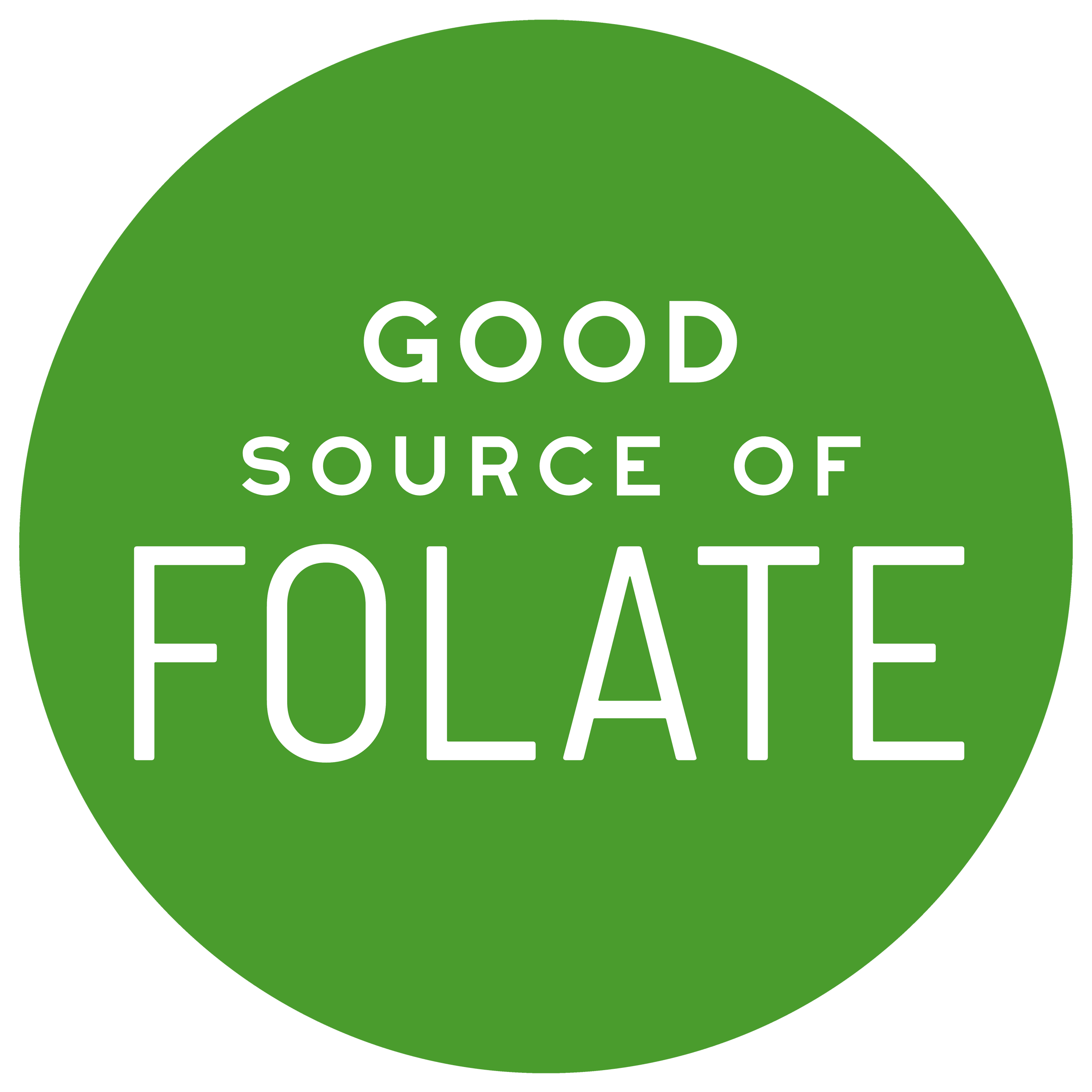 Good source of folate