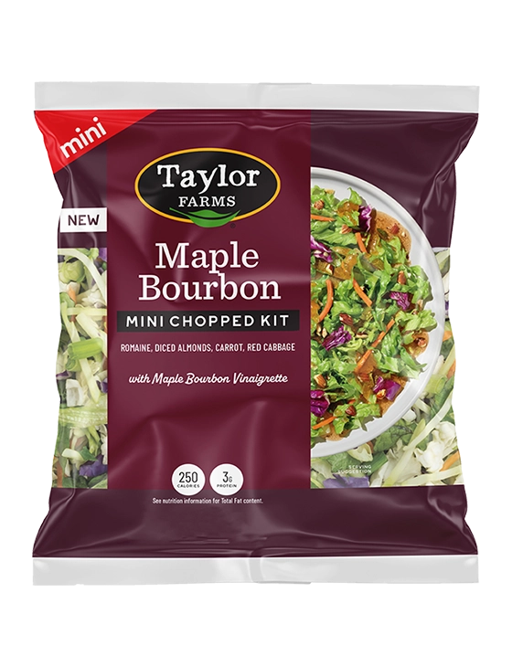 taylor farms maple bourbon mini chopped salad kit