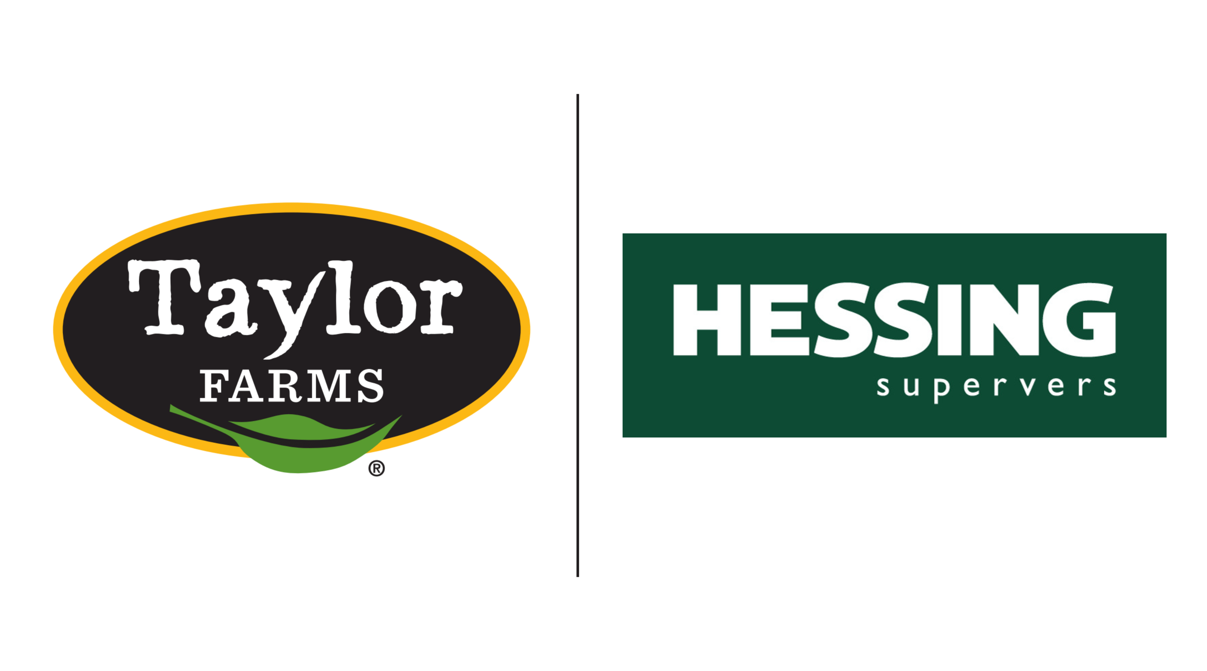 The logos for Taylor Farms and Hessing