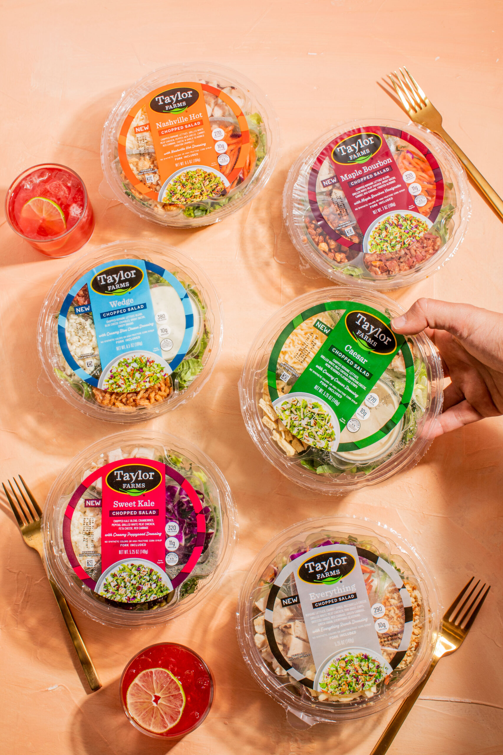 6 new chopped salad bowls